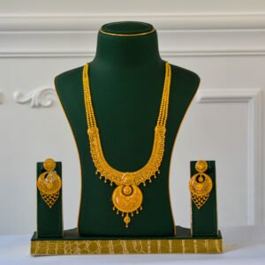 Indian Culcatti Made Long Necklace With Earrings