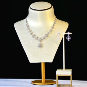 Real Diamond Necklace Set With Earrings