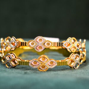 Rodium bangles special collection